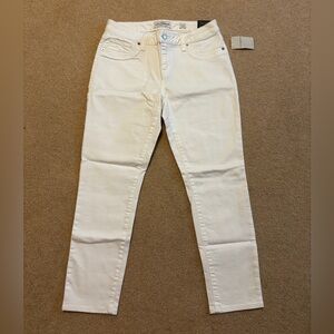 Lucky Brand White Skinny Ankle Jeans